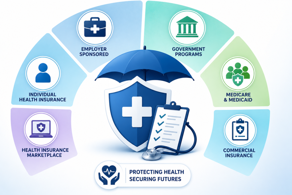 TYPES OF HELTH INSURANCE PLANS